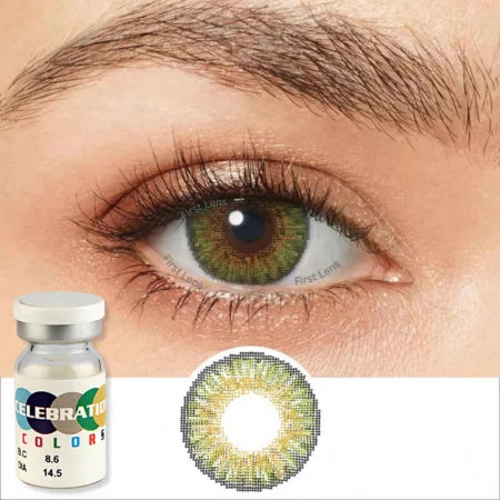 CELEBRATION COLORS | Yearly Color Contact Lens (1 Lens Per Bottle)