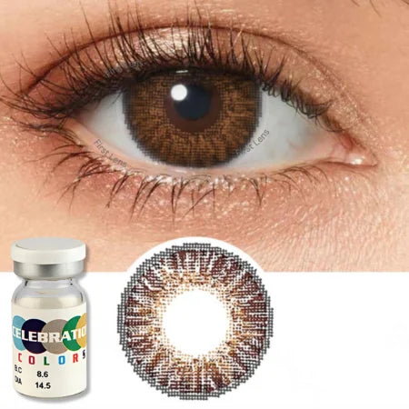 CELEBRATION COLORS | Yearly Color Contact Lens (1 Lens Per Bottle)